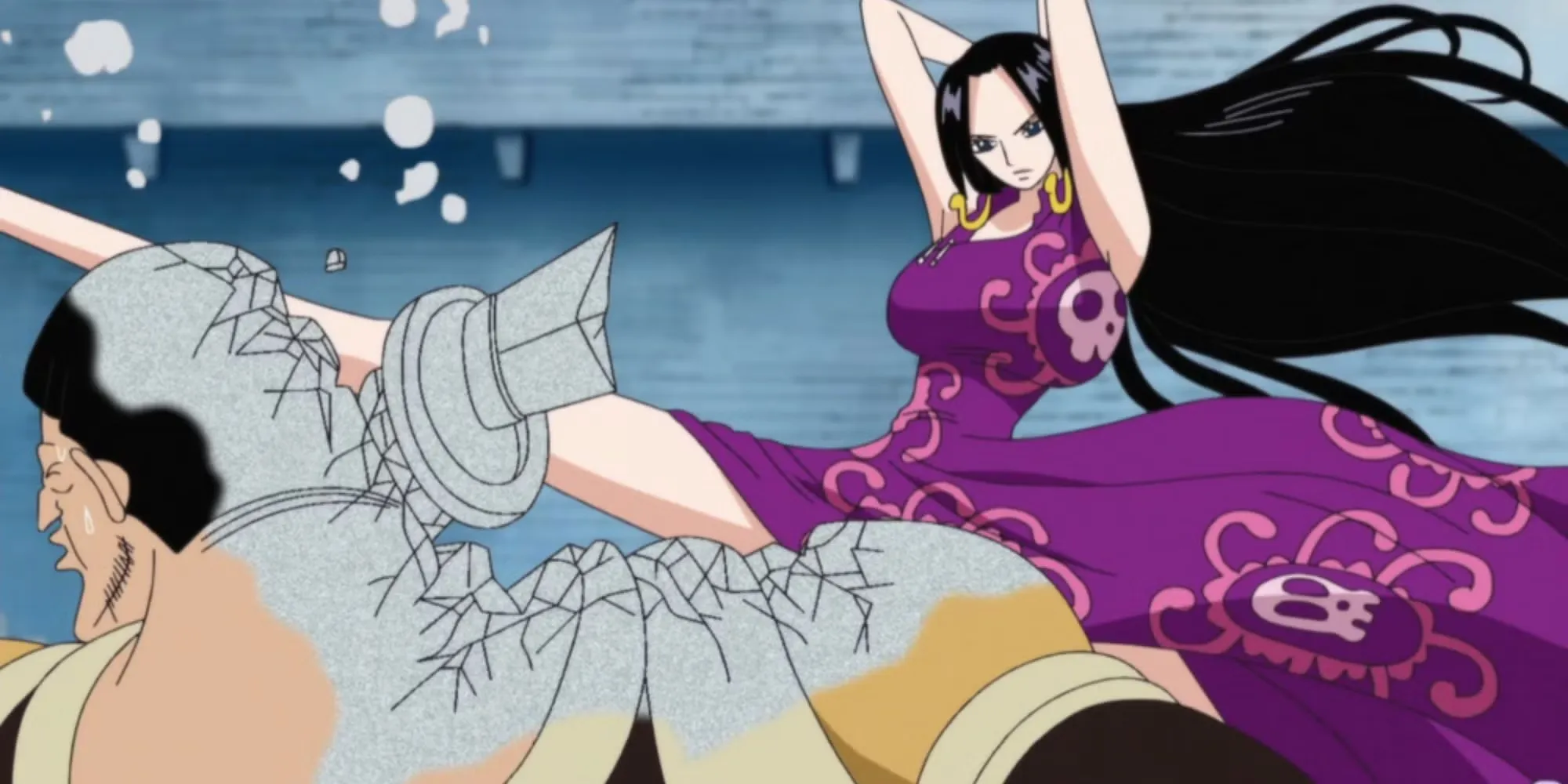 Boa Hancock Uses Her Devil Fruit On An Opponent