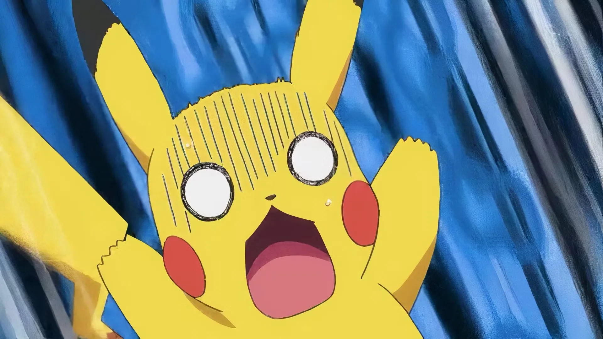 Pokemon Pikachu Afraid