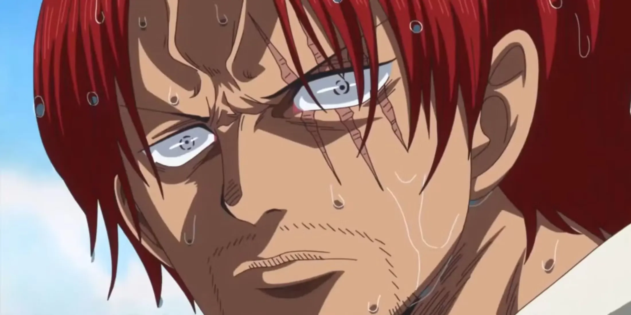 Shanks Uses Conqueror S Haki Against The Lord Of The Coast One Piece