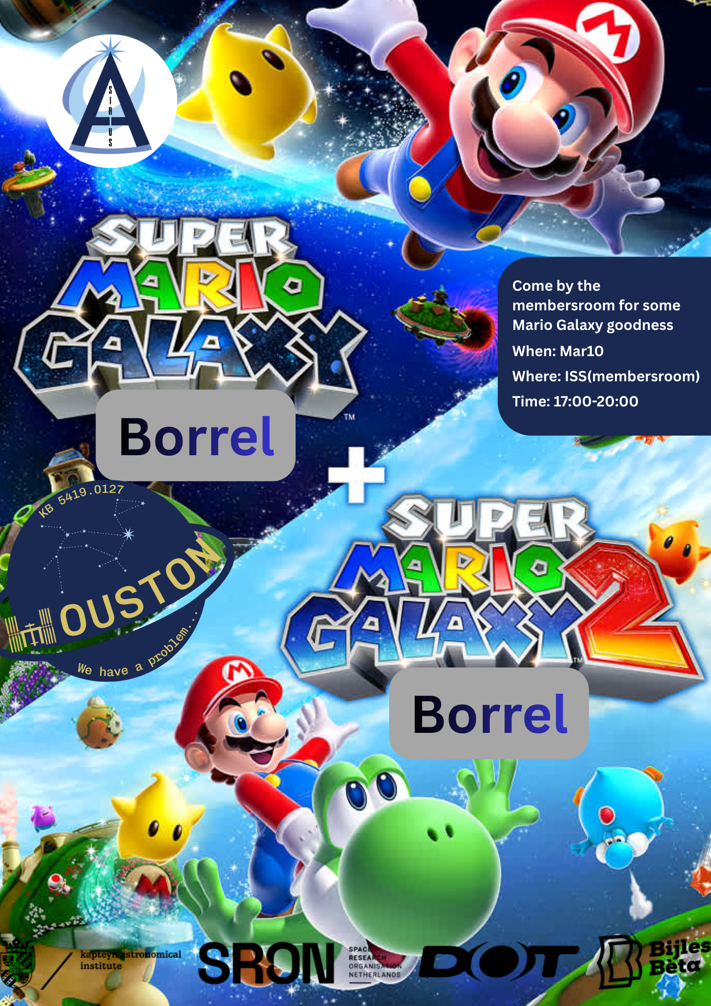 Mario Galaxy Borrel