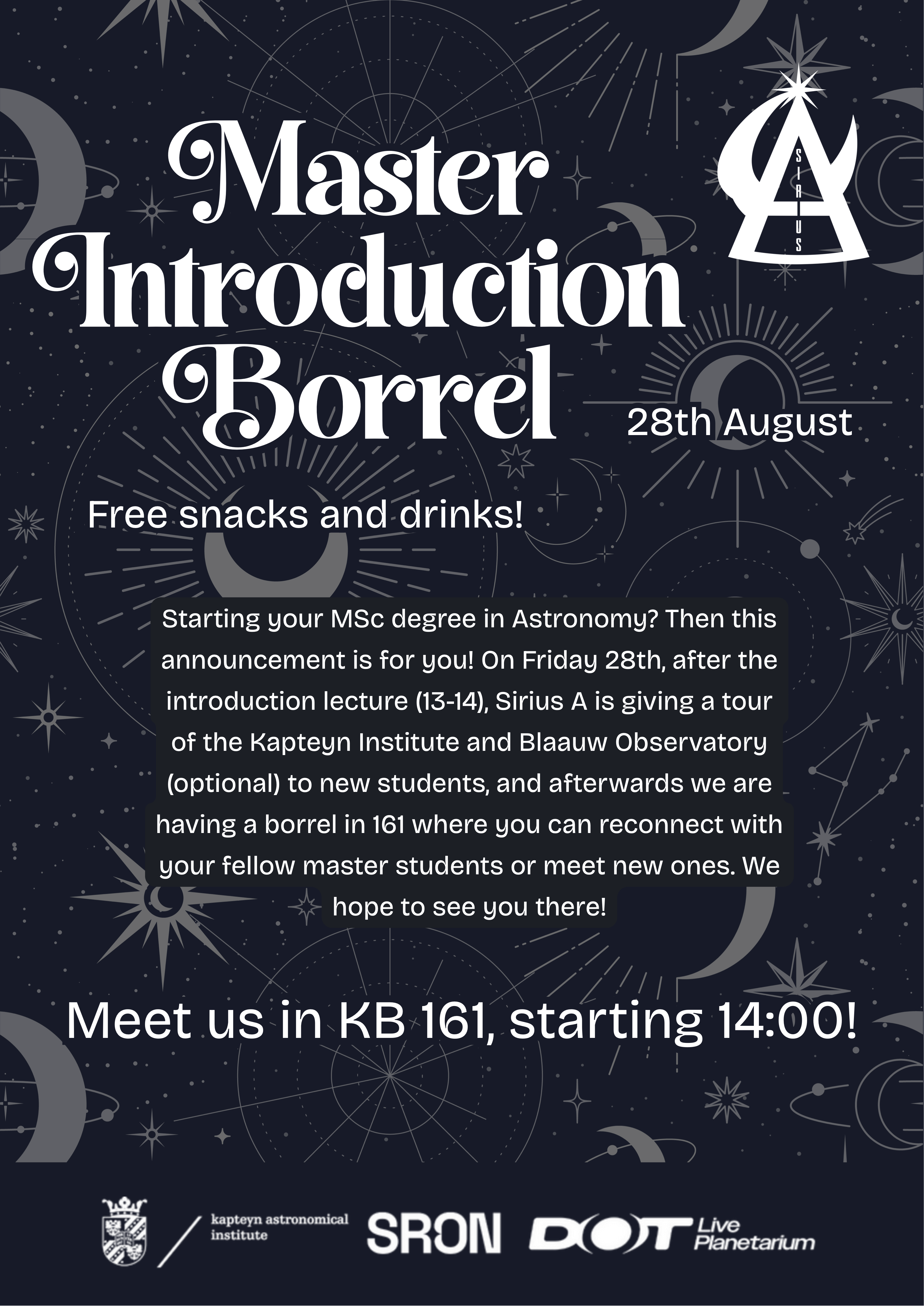 Masters Introduction Borrel + Tour