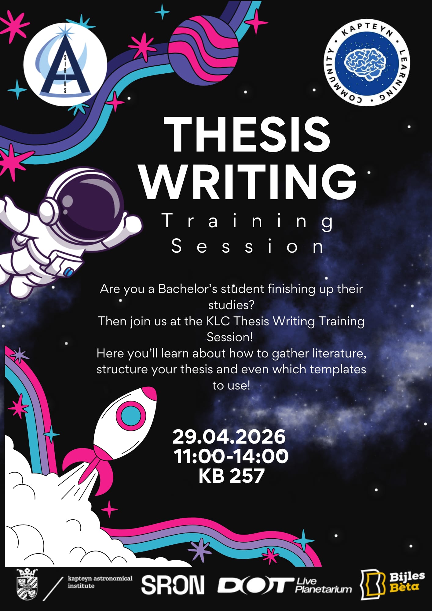 Thesis practice session