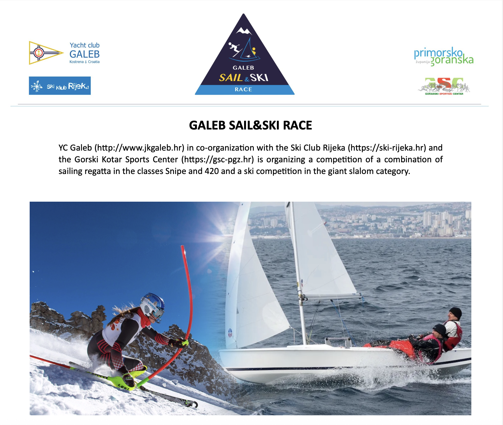 Galeb Sail & Ski Race Image