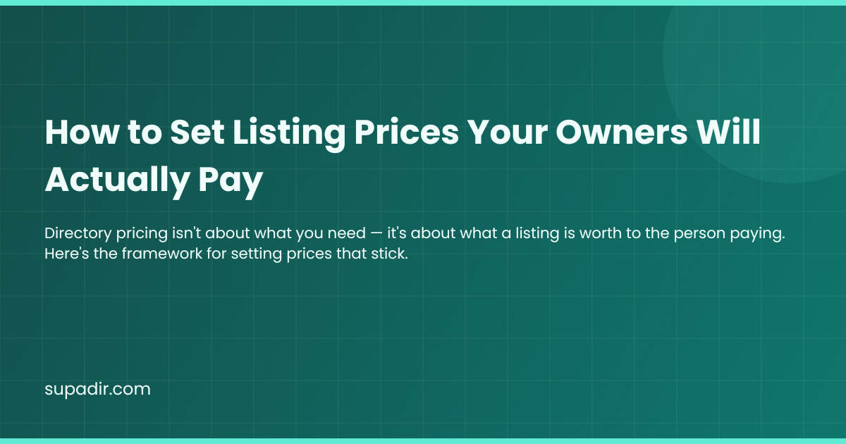 How to Set Listing Prices Your Owners Will Actually Pay