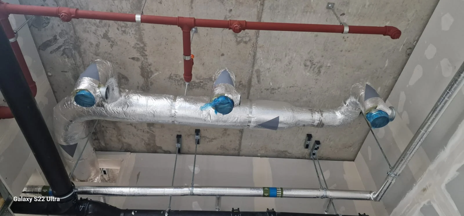 Commercial Pipe Insulation Installation