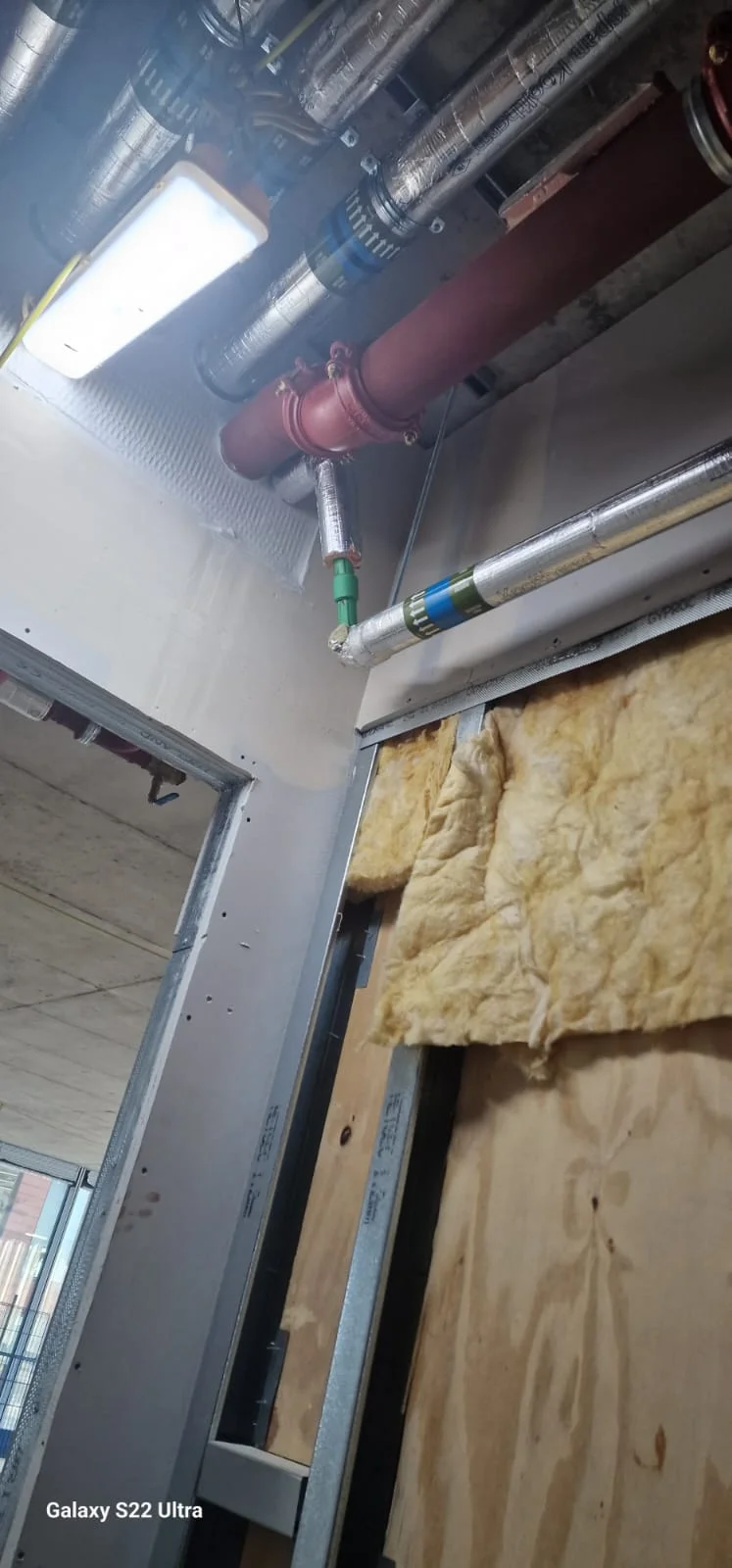 Commercial Pipe Insulation Installation
