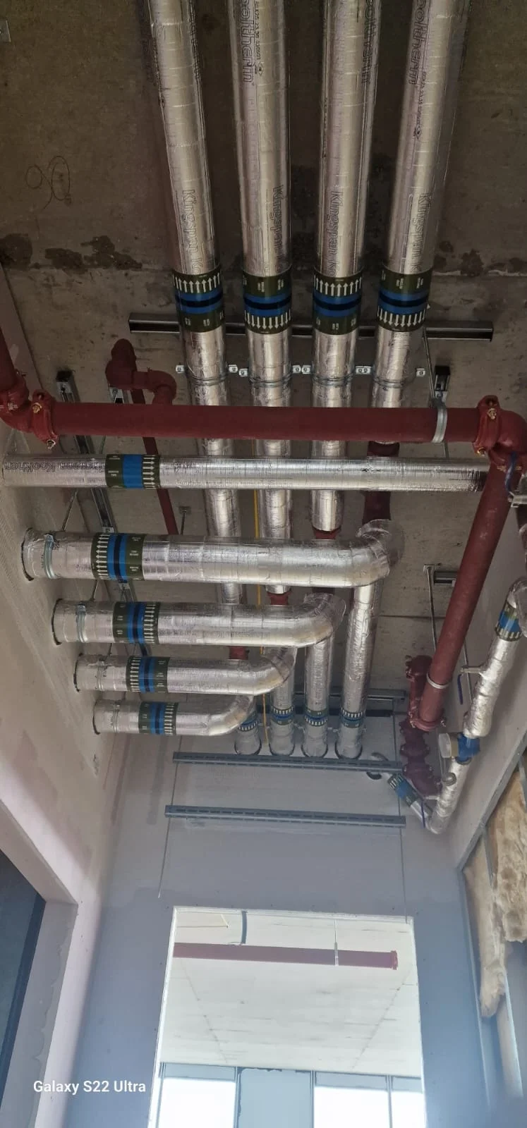Commercial Pipe Insulation Installation