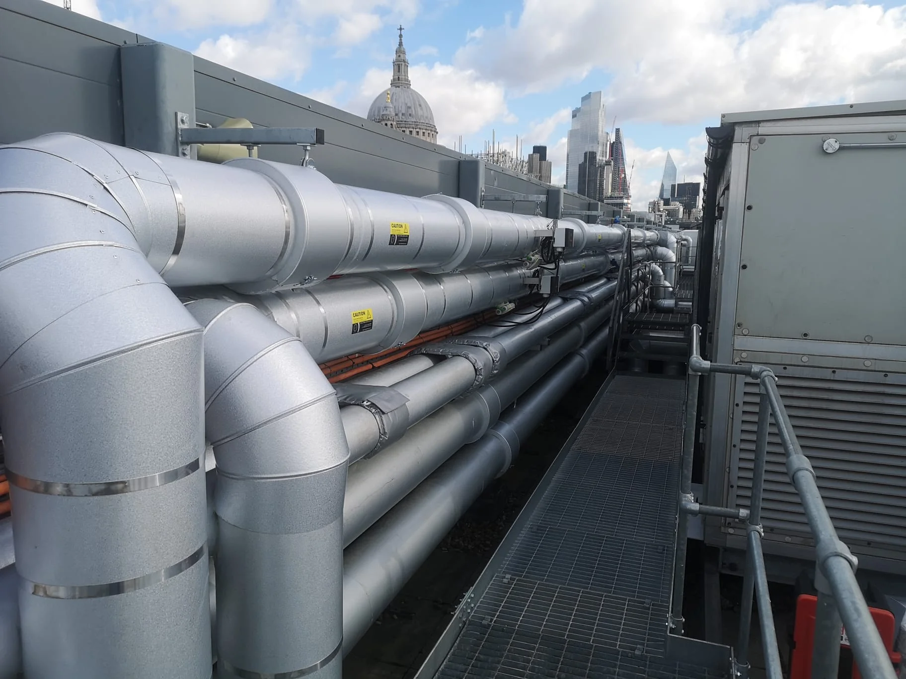 Commercial Rooftop HVAC Insulation Project