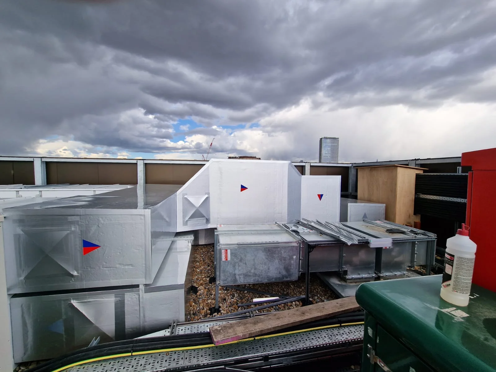 Commercial Rooftop HVAC Insulation Project