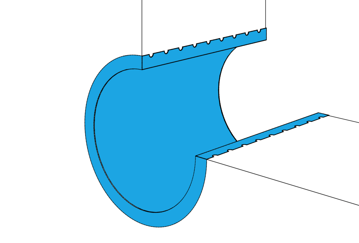 DOYMA Curaflex Spezialfaserzement Futterrohr 3000 (DN200)