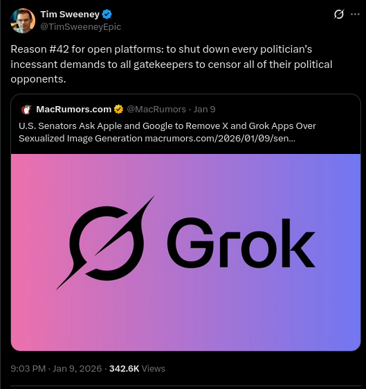 Equated Regulatory Action Against Non-Consensual Imagery to Political Censorship