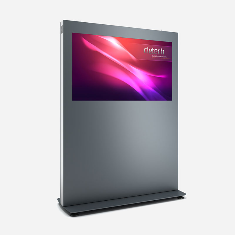 BL Single Sided Digital Signage Indoor Totem Enclosure