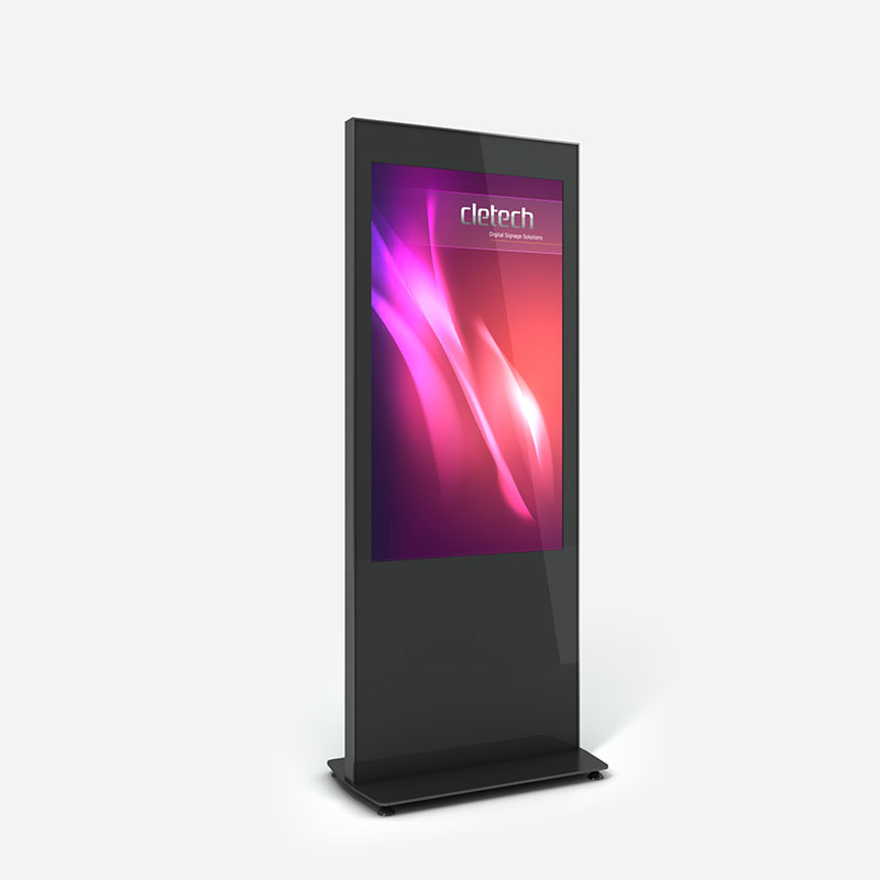 C01 Single Sided Digital Signage Indoor Totem Enclosure