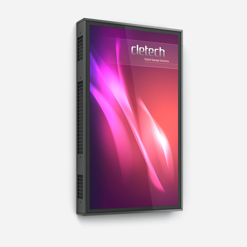 M4 Wall Mount Digital Signage Outdoor Monitor Enclosure