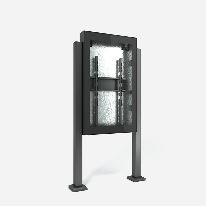 M5B Single Sided Digital Signage Outdoor Totem Enclosure