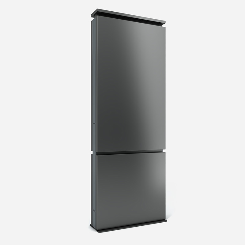 RS Single Sided Digital Signage Outdoor Totem Enclosure