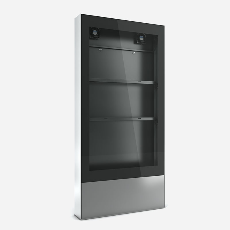 X02 Single Sided Digital Signage Indoor Totem Enclosure