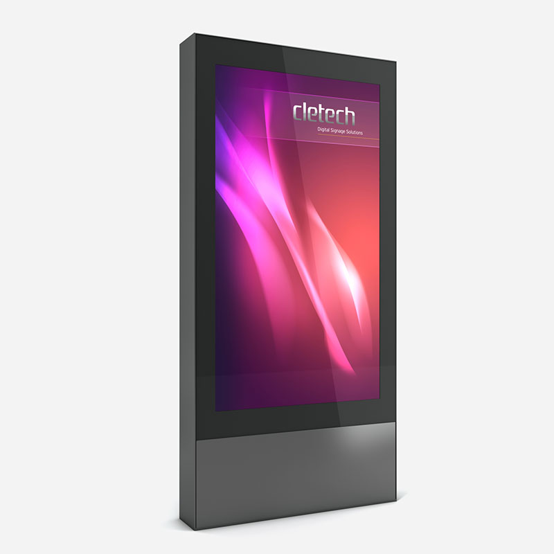 X02 Single Sided Digital Signage Indoor Totem Enclosure