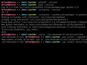 Tensorflow Setup