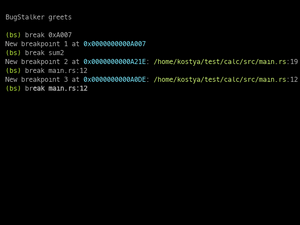 Breakpoints