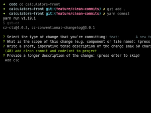 Clean Commit