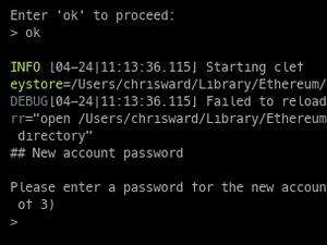 Create New Account With Clef