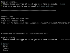 Liri Node App