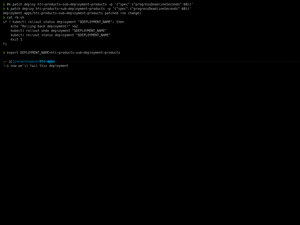 Automated Rollback Using Kubectl