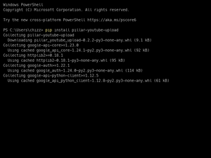Pillar-Youtube-Upload Powershell