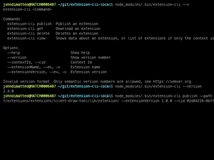 Extension-Cli Not Working