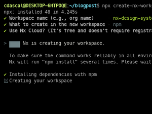 Generate Nx Workspace