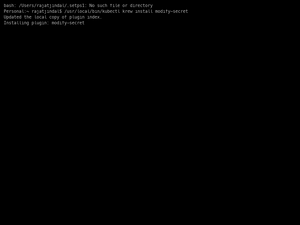 Kubectl-Modify-Secret Installation