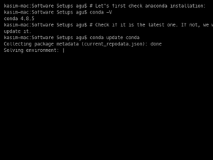 Conda Update