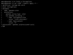 MySQL On OpenEBS