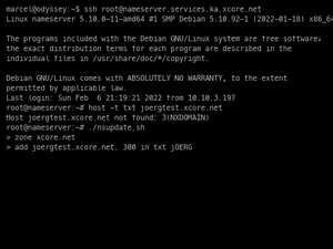 Nsupdate