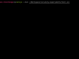 Using Solc