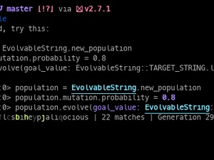 Evolvable String Example