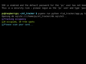 RFID Occupancy Tracker