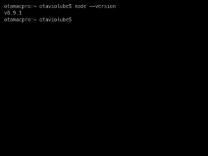 Node And NPM Version