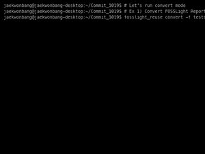 FOSSLight Reuse - Convert