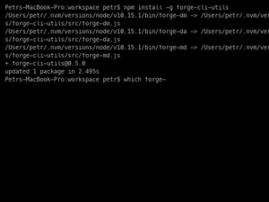 Forge CLI: Installation