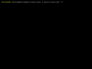 Parse-Transcript