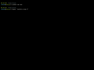 Top And Sidebar In Tmux 