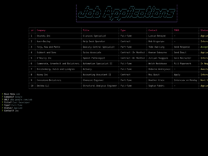Job Application Example