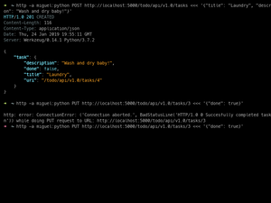 POST And PUT For Flask App