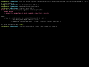 WifiQR: Generating A PNG QR Code
