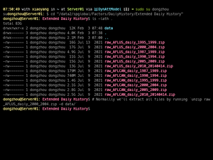 Unzip Example