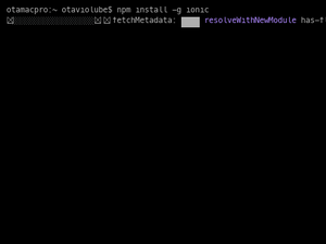 Ionic Install