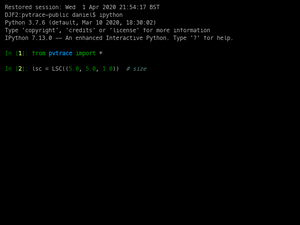Pvtrace Terminal Demo