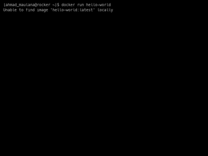Test Docker Run Hello-World